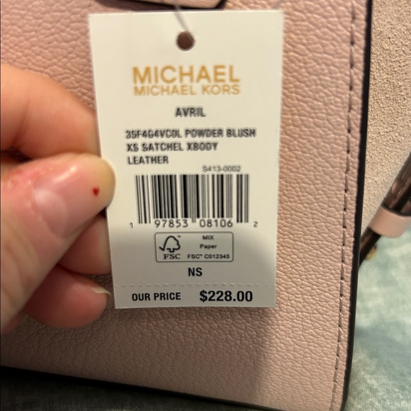 Michael Kors Blush Pink Satchel BRAND NEW WITH TAGS - Picture 5 of 5